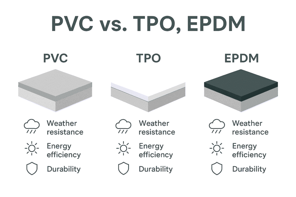 Comparing PVC to Other Commercial Roofing Options
