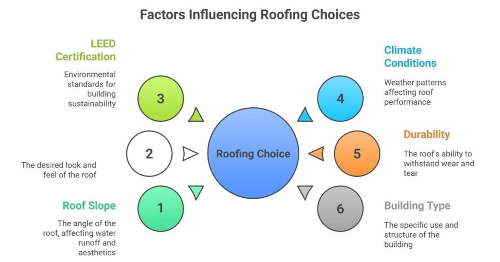Each Roofing Type